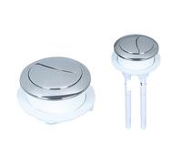 Pulsante Scarico Wc 38/48/58mm pulsante WC universale serbatoio acqua a filo doppio con 2 aste(58mm)
