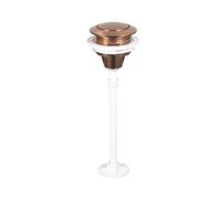 Pulsante scarico wc 38 mm pressa singola con look moderno colori a scelt