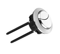 Pulsante Scarico WC A Doppia Pressione, Pulsanti WC A Forma Rotonda Argento