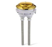 Pulsante Scarico Wc Doppio Oro Abs Asta Extra Lunga