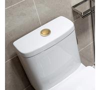 Pulsante scarico wc oro compatibile cisterna standard per Siamp per Storm 33A