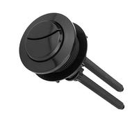 Pulsante Scarico WC, Pulsante a doppio incasso da 58 mm nero