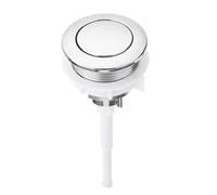 Pulsante Scarico Wc Pulsante for serbatoio dell'acqua del WC, pulsante di scarico singolo forma rotonda, ricambio for, forniture for il bagno
