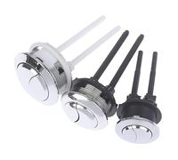 Pulsante Scarico Wc Pulsante universale for sciacquone Sedile for WC Valvola for serbatoio dell'acqua Doppia 2 aste Interruttore for acqua for da bagno(S)