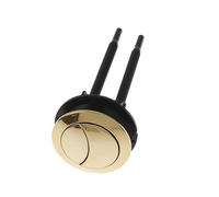Pulsante Scarico Wc Serbatoio WC a doppio scarico colore oro 48 mm / 58 Bottone tondo Bottoni for Accessori for il bagno(Round 48mm)