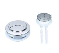 Pulsante Sciacquone Wc 38/48/58mm pulsante WC universale serbatoio acqua WC a filo doppio pulsante doppio con 2 aste Pulsante Di Risciacquo Del Wc(48mm)