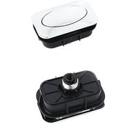 Pulsante serbatoio WC 1 pz 78X45mm Pulsante singolo quadrato, accessori for lo scarico del serbatoio dell'acqua in ceramica