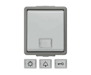 PULSANTE SIEMENS 5TD4701, 250 V, Grigio chiaro, Grigio scuro