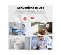 Pulsante SOS WiFi Intelligente Tuya Dispositivo di Allarme di Sicurezza Wireless di Emergenza Antipanico per Anziani e Bambini per La Sicurezza