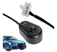 Pulsante Spegnimento Auto | Pulsante On Off 12 Volt | con Indicatore LED Rosso e Verde Controllo Fari Auto a Forma di Goccia,per Fendinebbia Anteriore Posteriore Veicoli Nautici e Autoveicoli