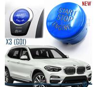 PULSANTE start stop BLU PER Bmw SERIE X3 ( G01 ) TASTO ACCENSIONE accessori