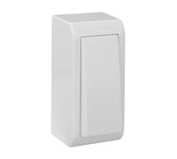 PULSANTE STRETTO SUPERFICIE BIANCO SERIE MURAL