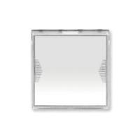 PULSANTE TARGHETTA PORTANOME 1P 10A ILLUMINABILE COMPATIBILE SERIE DOMUS E TEKLA