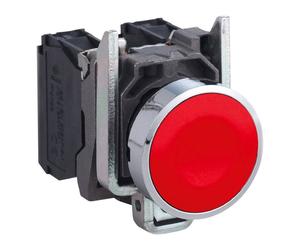 Pulsante Telemecanique completo rosso + 1NC XB4BA42