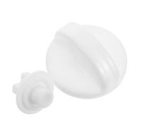 pulsante timer bianco in