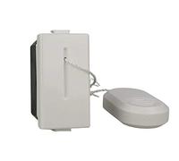 Pulsante Tirante NO 1P 10A Bianco Corda 1,8 Metri, Compatibile Con Bticino Matix