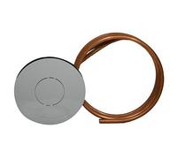 PULSANTE TONDO PER BATTERIA DIANFLEX E CATIS CON TUBO RAME Cromo