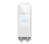 Pulsante elettronico Touch S44 1A 230V a scomparsa 1 Modulo Ave 442TC05