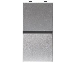 Pulsante Unipolare Abb Zenit N2104.7T PL 1 Modulo Argento Z1005PL