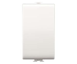 Pulsante Unipolare Illuminabile EASY 16A 250V~ 1P NO - Compatibile Matix - Frutto 1 Modulo per Campanello, Luci Scale e Comandi Temporizzati - Colore Bianco - LEMAG SRL