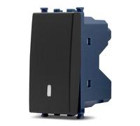 PULSANTE UNIPOLARE SUN COMPATIBILE VIMAR ARKE' NERA SUN-N-MAPSUN-F905NE MAPAM