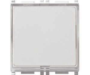 Pulsante Vimar Plana targhetta 1P 10A 250V bianco Bianco