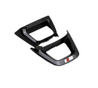 Pulsante Volante Dell'auto Per Q5L Q7 Q8 Cornice Con Logo Inferiore Per Volante Nero Modificato Argento(RS Logo Flat bottom)