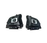 Pulsante Volante Dell'auto Per VW Per Golf 7 7.5 Per Sportsvan Variante Per E-Golf 5G0959442N 1/2PCS Volante Multifunzione Pulsante Interruttore Pannello Copertura Lunetta(1 Pair-2PCS)