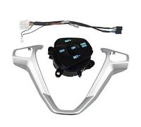 Pulsante Volante Multifunzione Auto Per Fiesta MK7 MK8 Per Ecosport 2013 2014 2015 Interruttore Pulsante Volante Controllo Della Velocità Dell'auto Sistema(Blue one set)