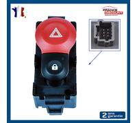 Renault Cognac Pulsante Luci di Emergenza e Blocco Porte 8200523299 per Clio 3/Kangoo 2/Modus