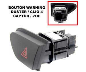 Pulsante Warning Interruttore per Dacia Duster Renault Capture Zoe = 252907372R