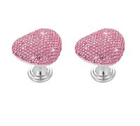 Pulsante WC 2 pezzi di pulsante for WC a forma di cuore con strass, adatto for unghie, strumento for premere il pulsante superiore dello sciacquone del serbatoio del WC(2pcs pink)
