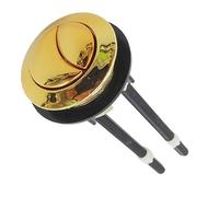 Pulsante WC da 48 mm dorato, valvola di scarico doppia for acqua