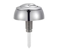 Pulsante WC design a vite per cisterne accoppiate chiuse in argento