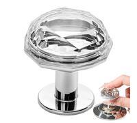 Pulsante WC di ricambio elegante con strass, tappo protettivo per sciacquone, accessorio di protezione per il serbatoio 'acqua durevole, supporto a pressione senza sforzo per aiutare a tenere in