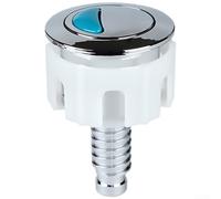 Pulsante WC doppio scarico 38 mm ABS interruttore (A) | Due pulsanti efficienti a filo, opzioni complete e mezzo, design a risparmio idrico, si adatta a fori da 38 mm