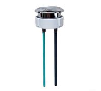Pulsante WC doppio scarico Butto asta di spinta regolabile per la maggior parte dei serbatoi WC (48 mm)