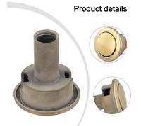 Pulsante WC scarico cromato per Siamp per Storm 33A adatto a misure standard