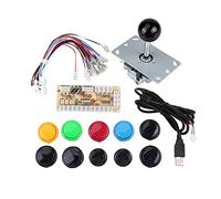 Pulsanti a 1 giocatore e Joystick Kit controller fai da te per Windows e Raspberry Pi, Joystick x 5 pin con 10 pulsanti
