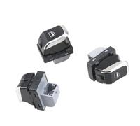 Pulsanti Alzavetri 8KD959855A 3 Pezzi Interruttore Controllo Vetro Finestrino Passeggero Cromato Pulsante Rilascio Dell'ascensore Per A6 A8 S8 RS6 RSQ3 A6 S6 Q3 RS7 Interruttore alzacristalli