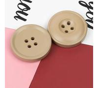 Pulsanti, Bottoni, nuovi 6 pezzi bottoni in resina a 4 fori accessori for cucire dimensioni complete for abbigliamento decorativi fatti a mano fai da te-vino rosso-15 mm(Khaki,30mm)