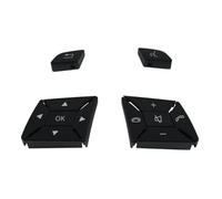 Pulsanti Comando Volante Compatibile Con Benz Per E Class W207 2011 2012 2013 2014 2015 2016 2185400162 Menu Controllo Volante Interruttore Pulsante Volume Copertura(Black)