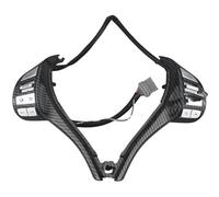 Pulsanti Controllo Volant 25550-3TA3A Per Nissan Per NAVARA 2017-2021 Per TERRA 2018 2020 Interruttore Volante Per Controllo Della Velocità Crociera(Fibra di carbonio)