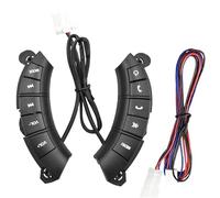 Pulsanti Controllo Volante Dell'auto Interruttore Per Great Per Wall Hover H3 H5 2010-2013 Pulsanti Di Controllo Del Volante Volume Audio Mute Mode Interruttore Remoto(Black)