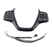 Pulsanti Controllo Volante Dell'auto Interruttore Per Hyundai Per Accent 1.6L 2019 2020 2021 2022 Volante Cruise Control Bluetooth Bottoni 96700F2210(Piano Black)