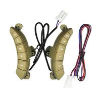 Pulsanti Di Controllo Del Volante Per Great Per Wall Per Hover H3 H5 2010-2013 Volume Audio Mute Mode Interruttore Remoto Telecomando con Pulsante Al Volante(Marrone)
