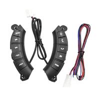 Pulsanti Di Controllo Del Volante Per Great Per Wall Per Hover H3 H5 2010-2013 Volume Audio Mute Mode Interruttore Remoto Telecomando con Pulsante Al Volante(Nero)