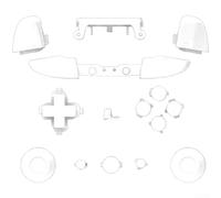 Pulsanti di ricambio per controller Xbox One Slim - Set completo di pulsanti in materiale ABS per menu Home, guida Start Select Fixes, accessori da gioco multicolore (bianco)