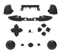 Pulsanti di ricambio per controller Xbox One Slim, set completo di pulsanti in materiale ABS per menu Home, guida Start Select Fixes, accessori da gioco, multicolore (nero)