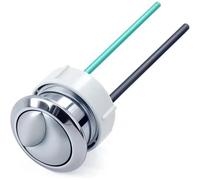 Pulsanti di ricambio per sciacquone WC, 2 pezzi, doppio pulsante di ricambio, 38 mm, parte superiore compatibile con i modelli Geberit